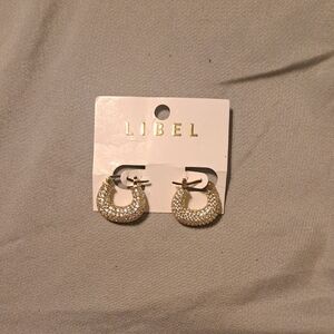 Gold and Silver Hoop Earrings